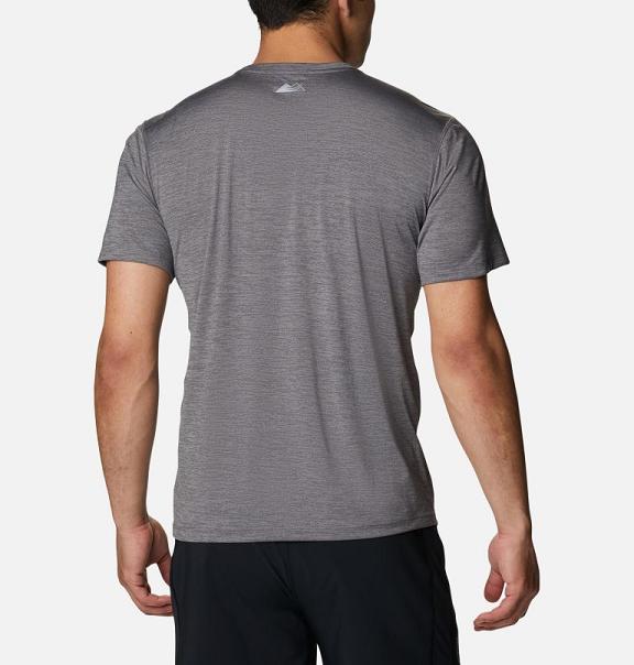 Columbia Trinity Trail T-Shirt Grey For Men's NZ2586 New Zealand